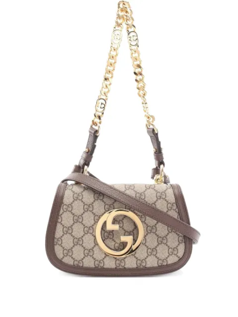 Gucci Pre-Owned 2020s mini Blondie GG Supreme shoulder bag