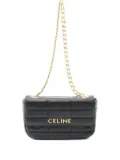 Celine Pre-Owned 2010 quilted chain shoulder bag - Black