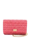 CHANEL Pre-Owned 2019 2.55 matelassé chain wallet - Red