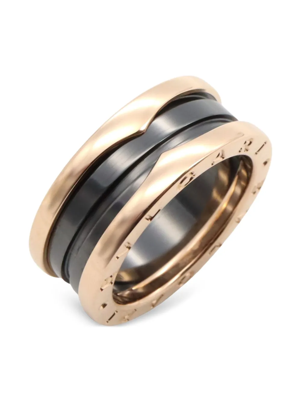 Bvlgari Pre-Owned 18K rose gold ceramic ring | Image 2