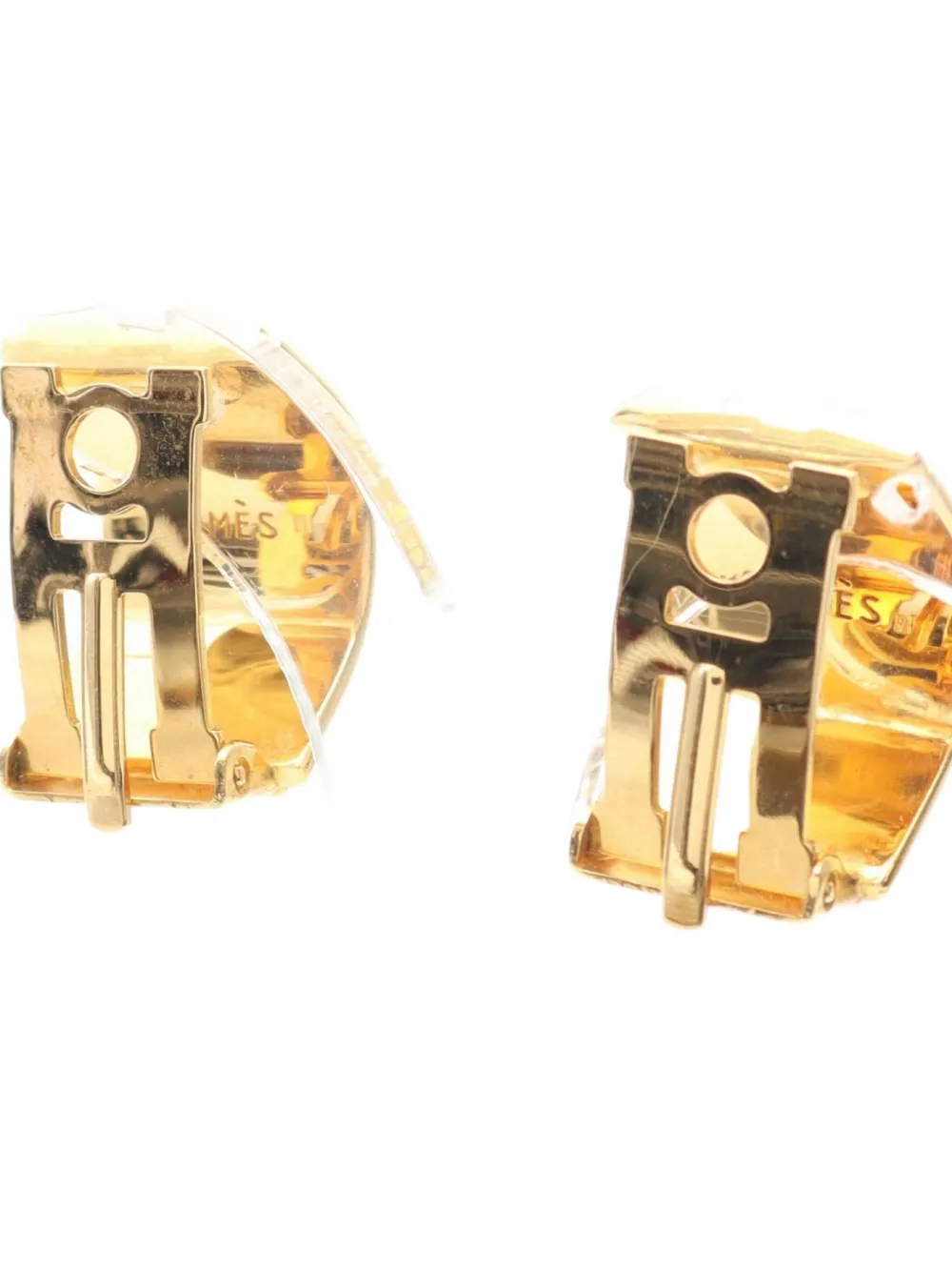 Hermès Pre-Owned 2000s enamel leopard earrings | Image 2
