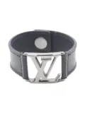 Louis Vuitton Pre-Owned 2017 Monogram Eclipse bracelet - Silver