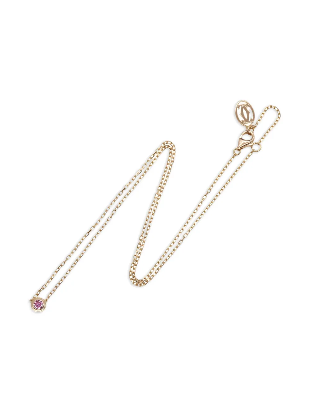 Cartier 2010s 18K rose gold D'Amour sapphire necklace | Pink | Image 1