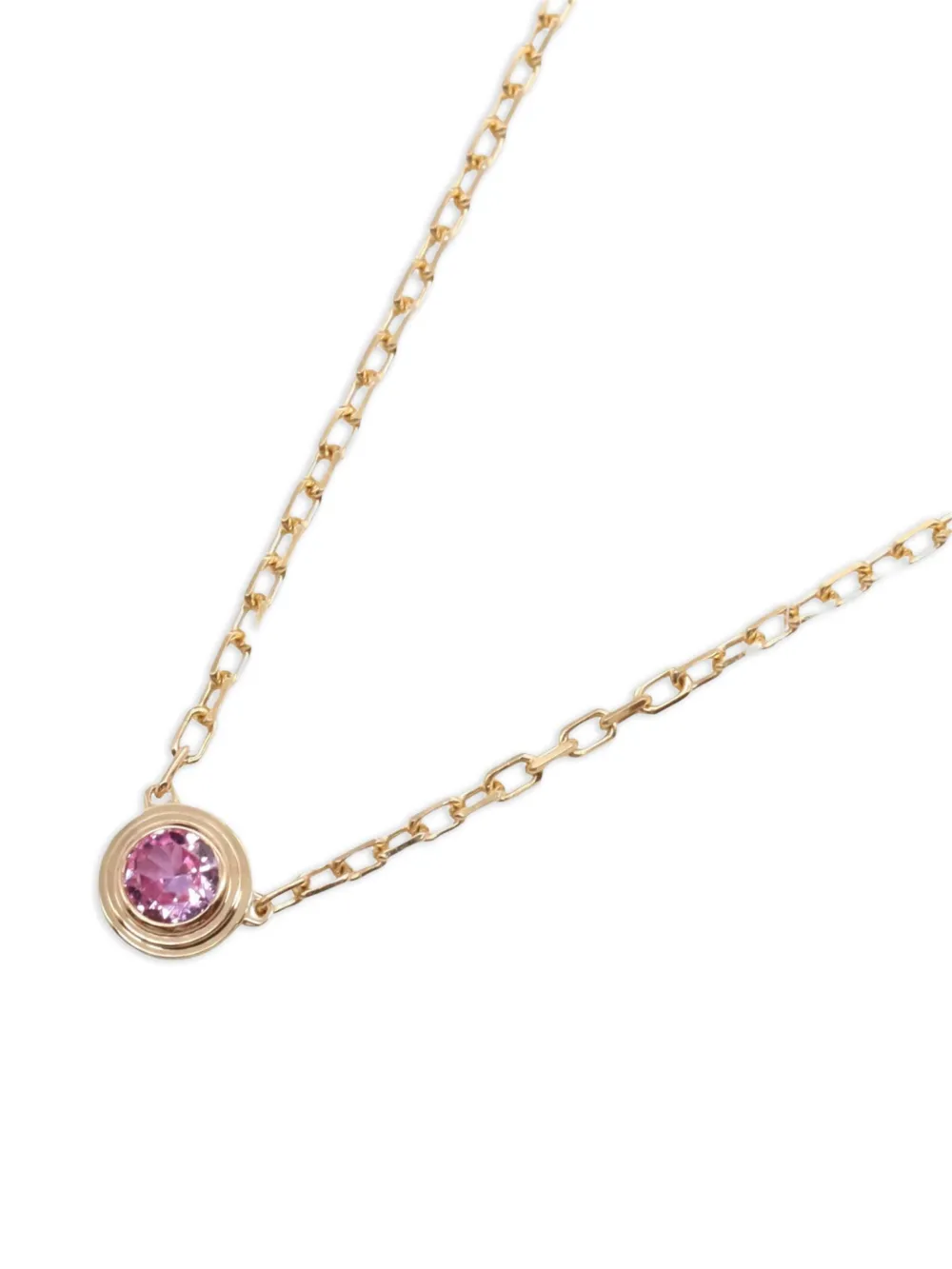 Cartier 2010s 18K rose gold D'Amour sapphire necklace | Image 2