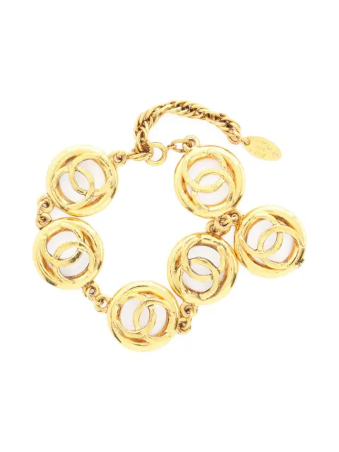 CHANEL Pre-Owned 1980s logo-detail bracelet