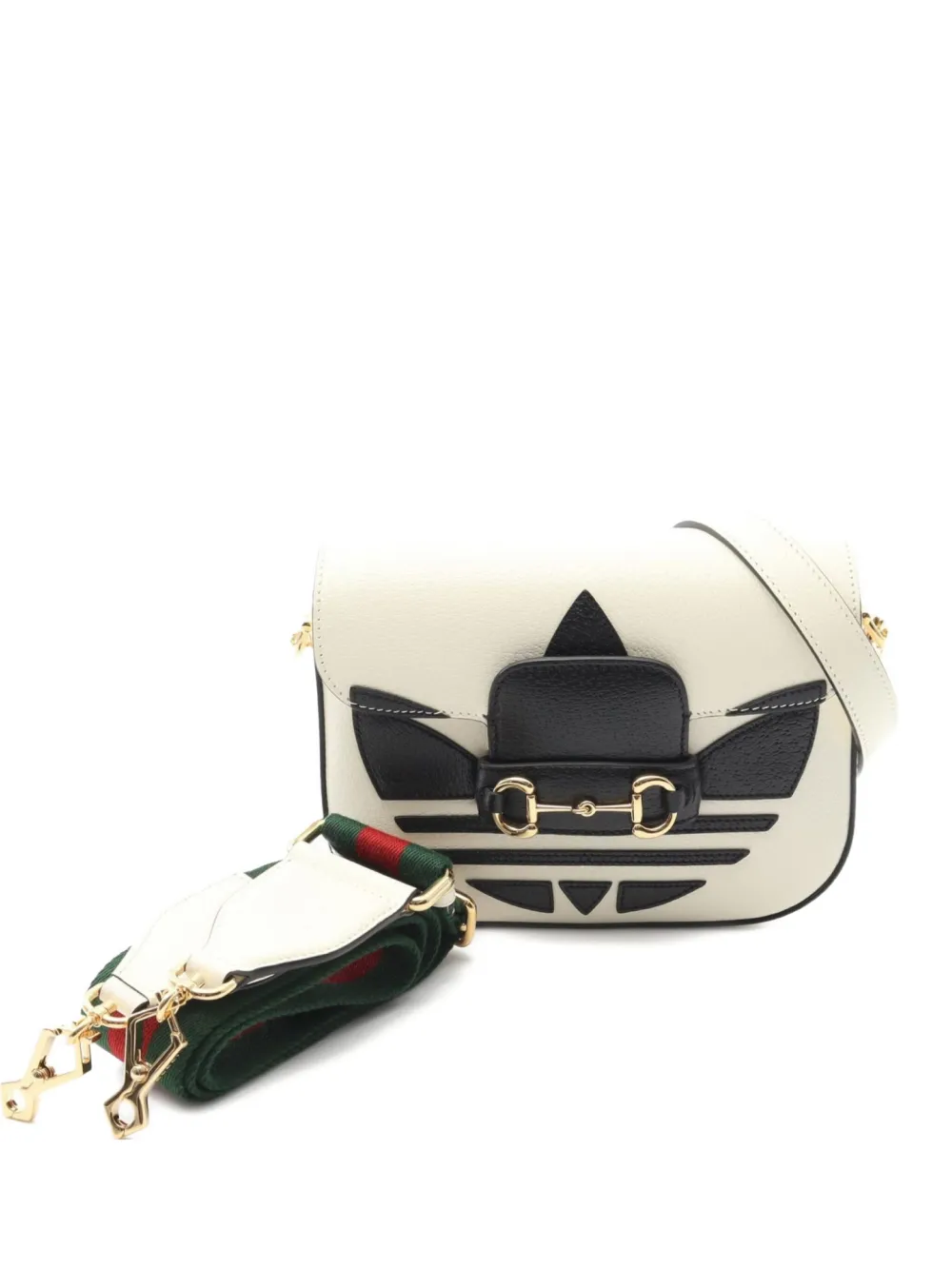 Gucci Pre-Owned x Adidas 2010s Horsebit 1955 shoulder bag | Image 1