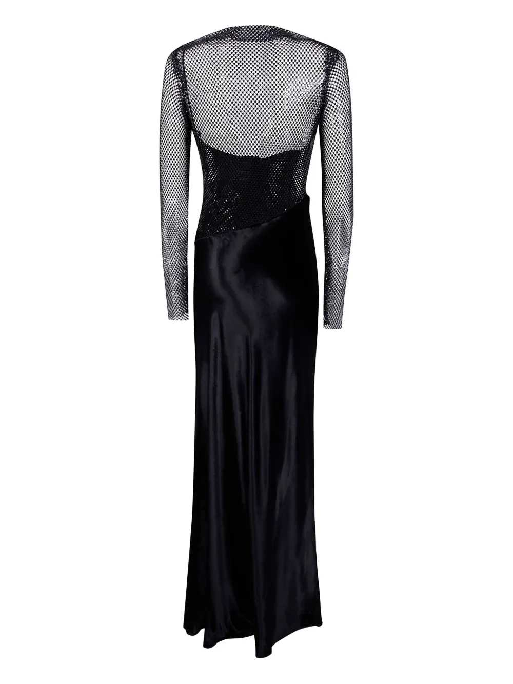 Alberta Ferretti sequin-embellishment maxi dress - Zwart