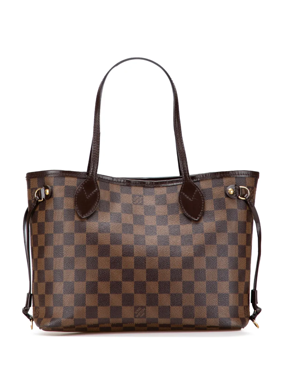 Louis Vuitton Pre-Owned 2008 Damier Ebene Neverfull PM tote bag - ブラウン Louis Vuitton Pre-Owned 2008 Damier Ebene Neverfull PM tote bag - ブラウン