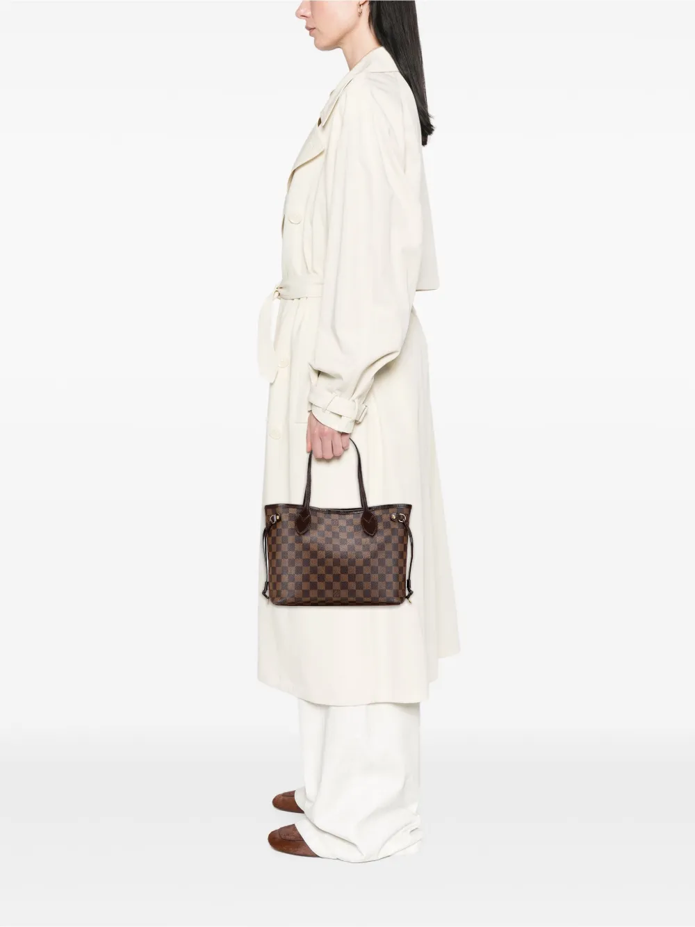 Louis Vuitton Pre-Owned 2008 Damier Ebene Neverfull PM tote bag | Pre-Owned | Image 2