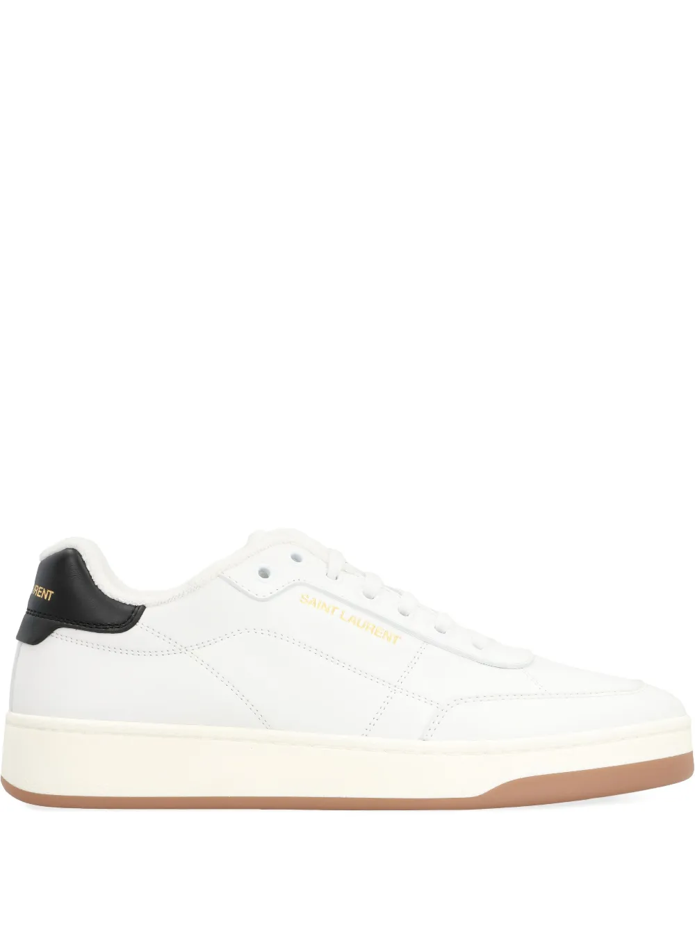 Saint Laurent SL61 leather sneakers White