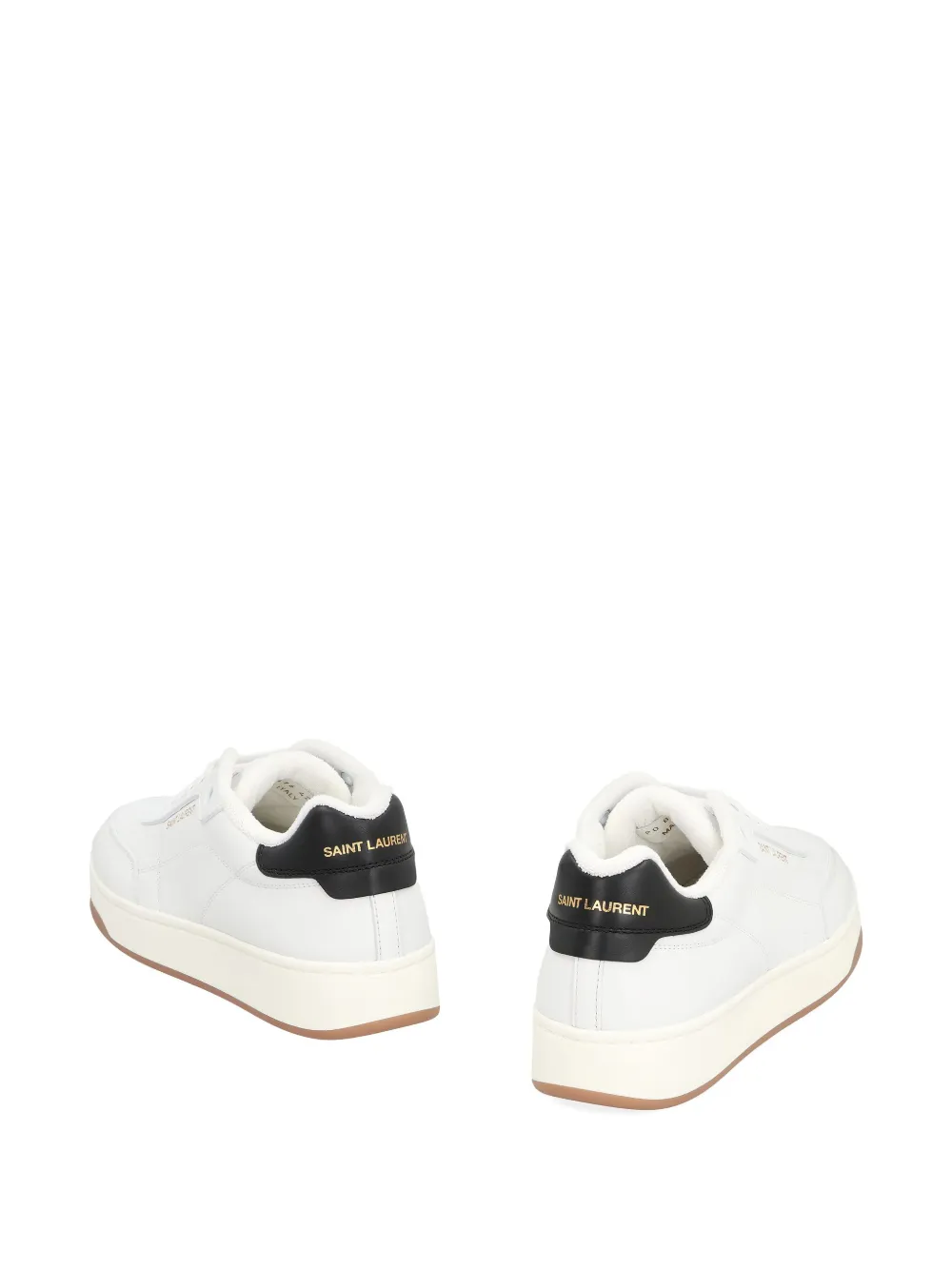 Saint Laurent SL61 leather sneakers White