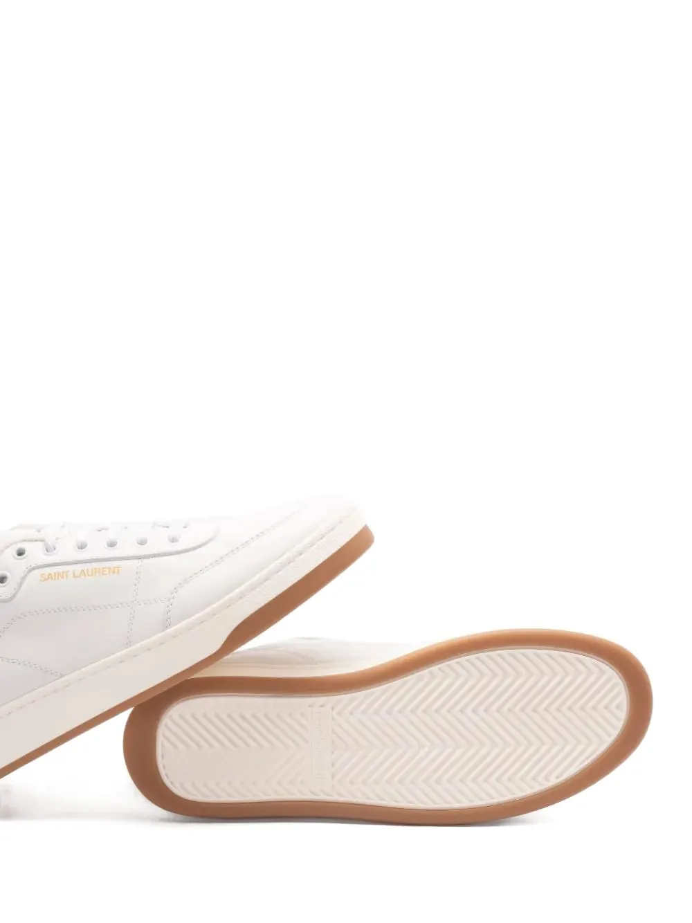 Saint Laurent SL61 leather sneakers White