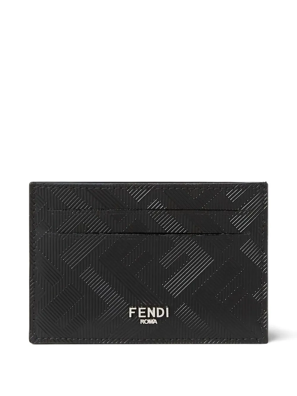 FENDI logo-plaque leather cardholder | Image 2