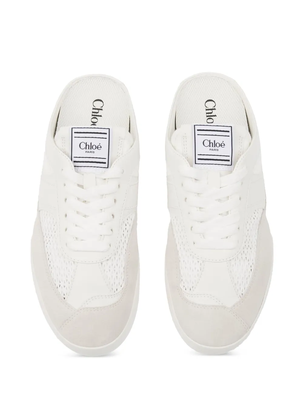 Chloé Kick sneakers met veters Beige
