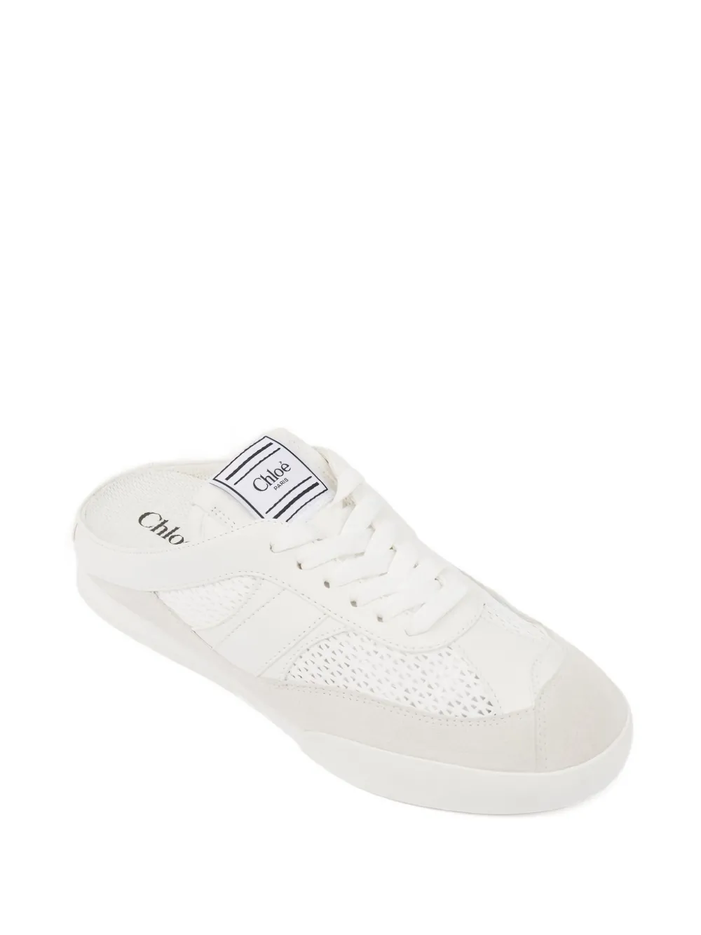 Chloé Kick sneakers met veters - Beige