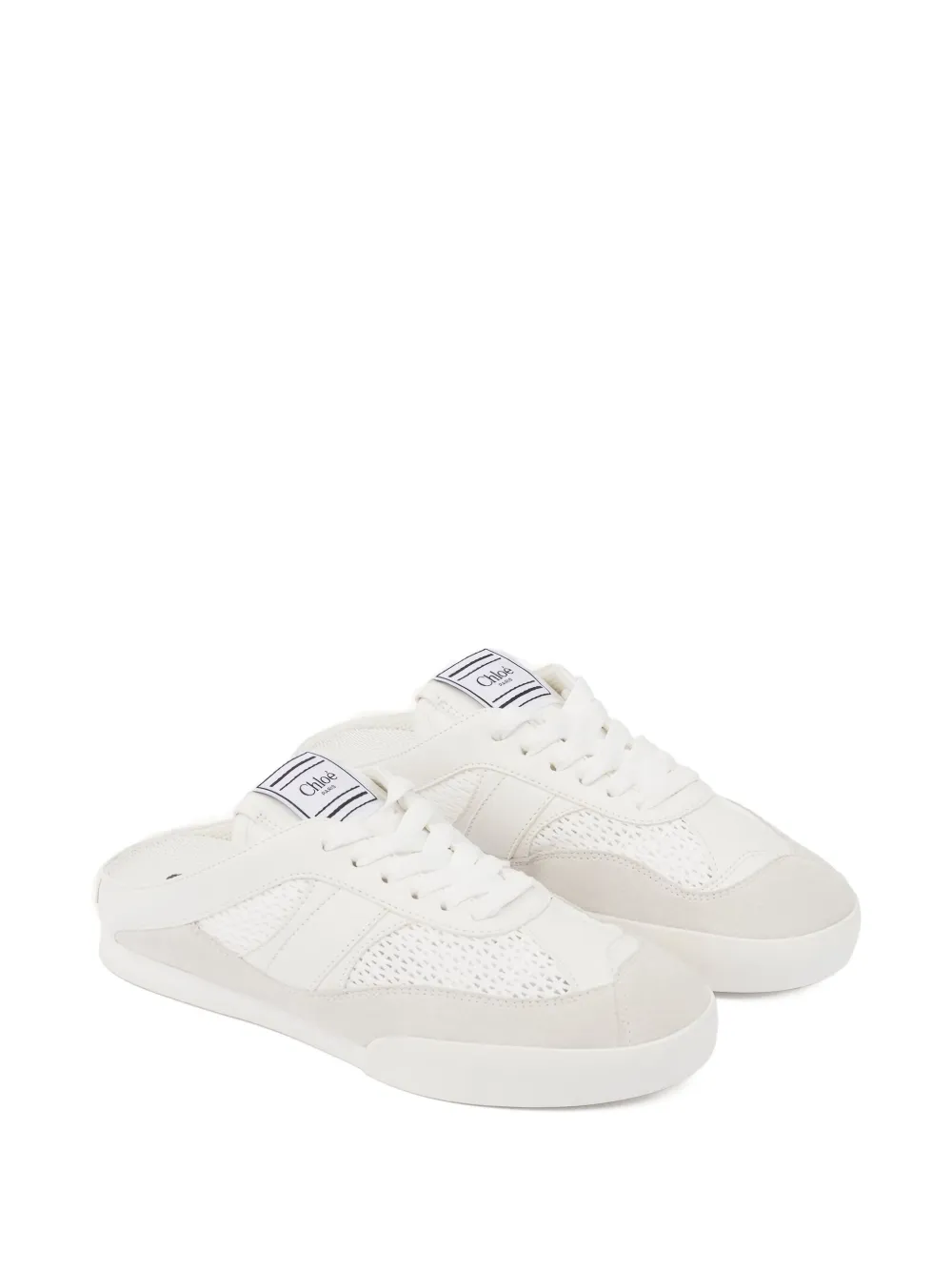 Chloé Kick sneakers met veters Beige