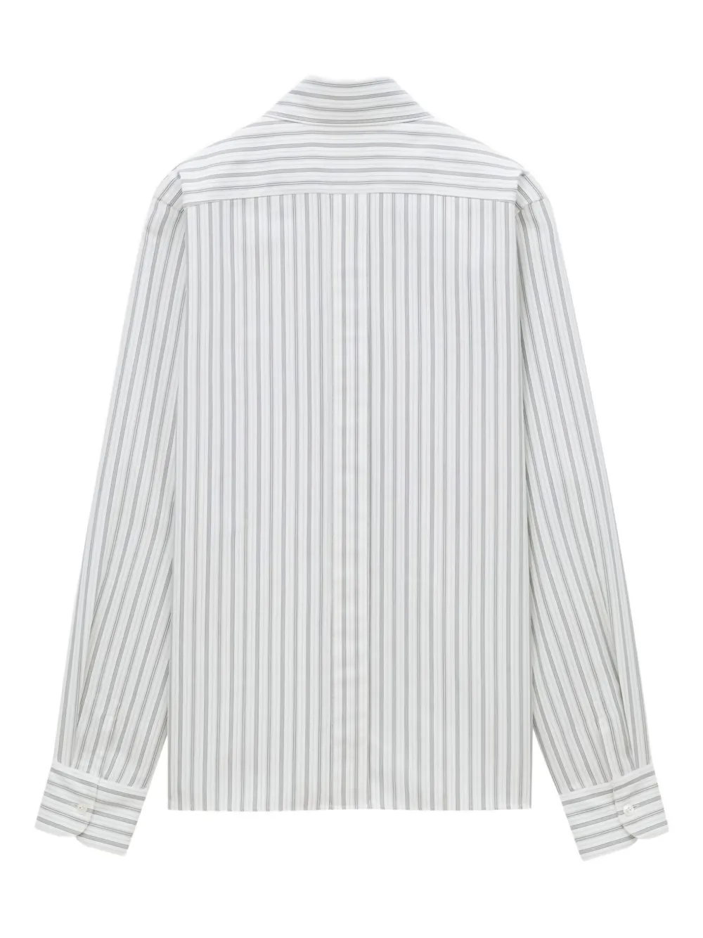 Saint Laurent striped button shirt - Grijs