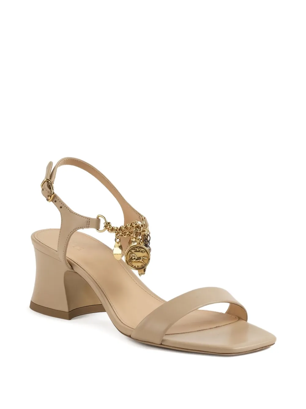 Chloé 55mm charm-embellished block-heel sandals | Heeled Sandals | Image 2