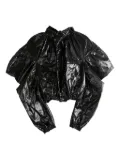 Comme des Garçons TAO balloon-sleeve cropped jacket - Black