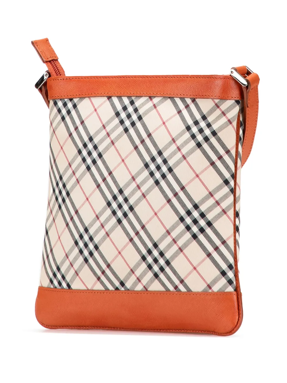 Pre-owned Burberry 2000-2017 Nova Check Canvas Crossbody Bag In Brown