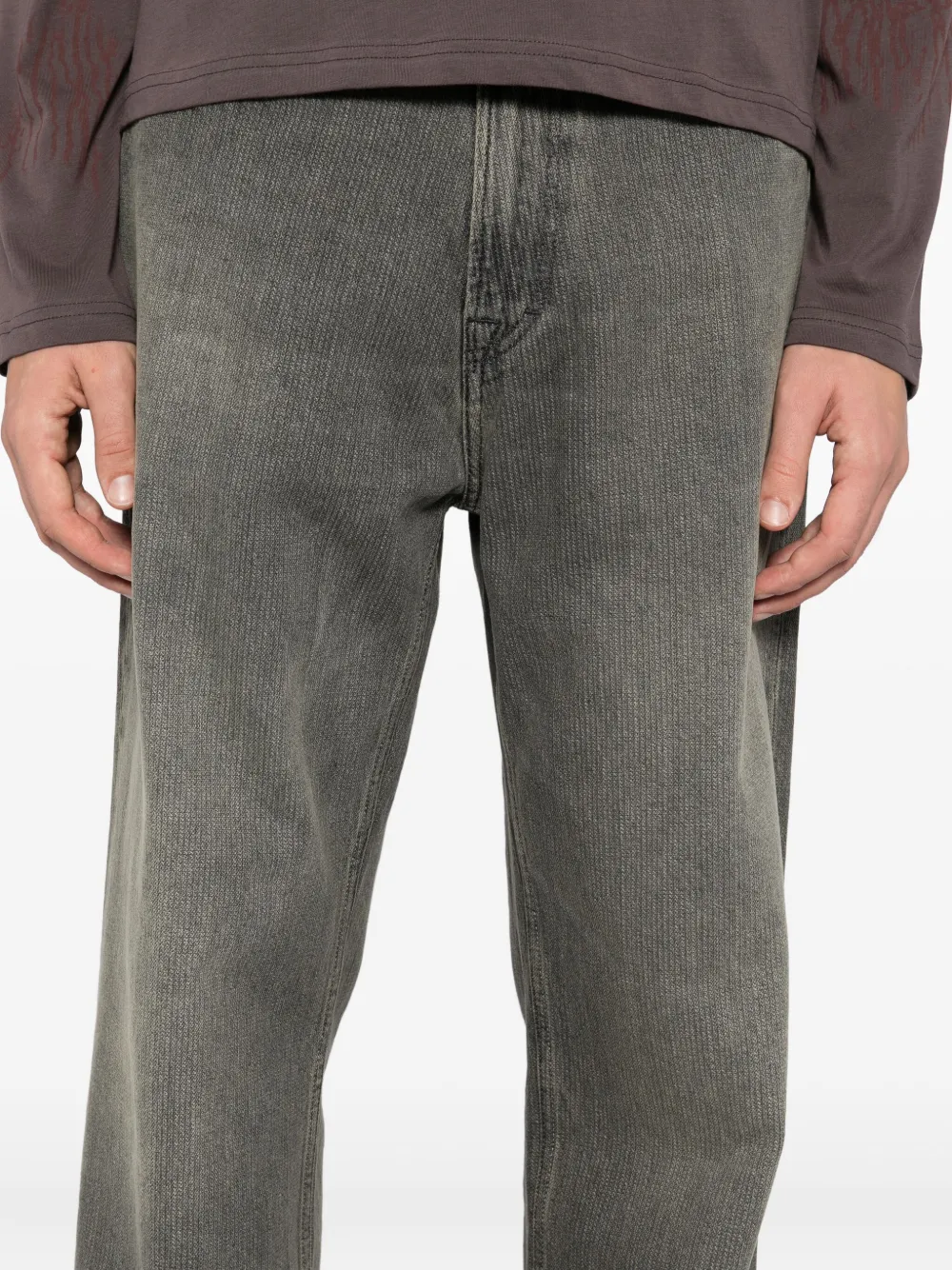 Our Legacy Third Cut Straight-leg Jeans In Gray