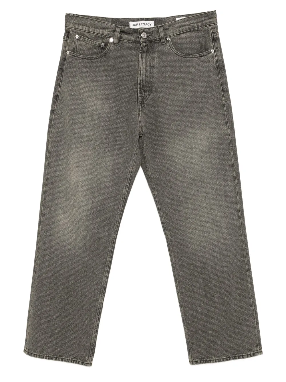 OUR LEGACY Third Cut straight-leg jeans | Grey | Image 1