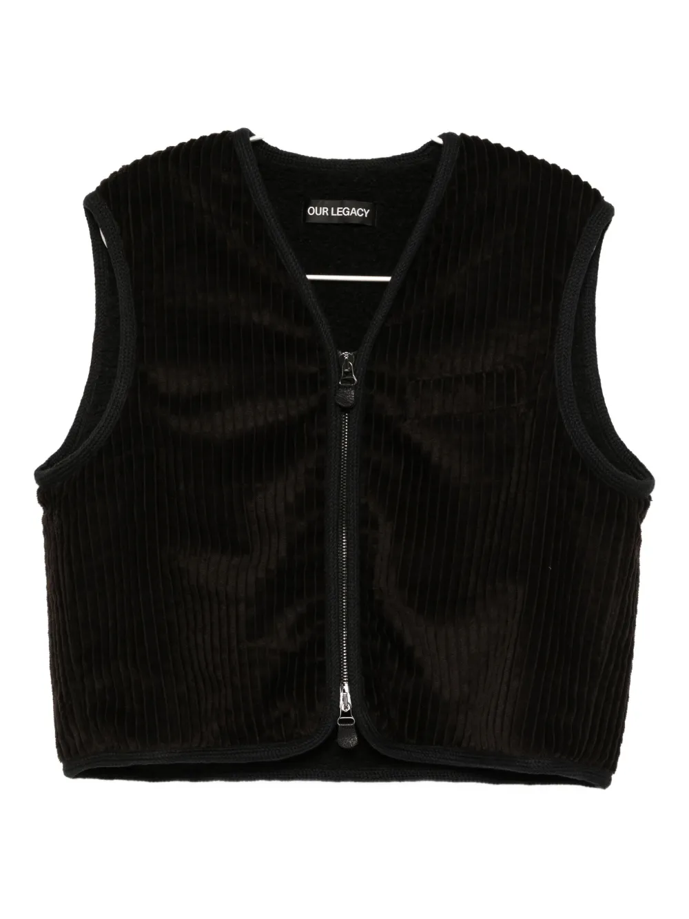 Our Legacy Black Top Vest In Brown