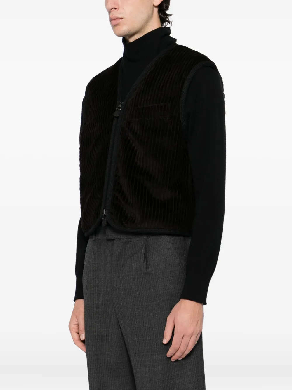 Our Legacy Black Top Vest In Brown