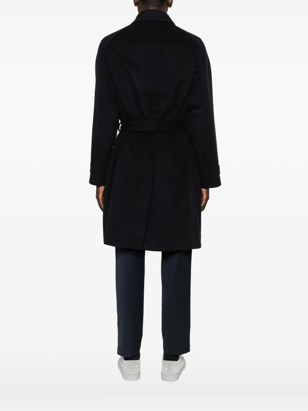 Costumein Jas met ceintuur Blauw