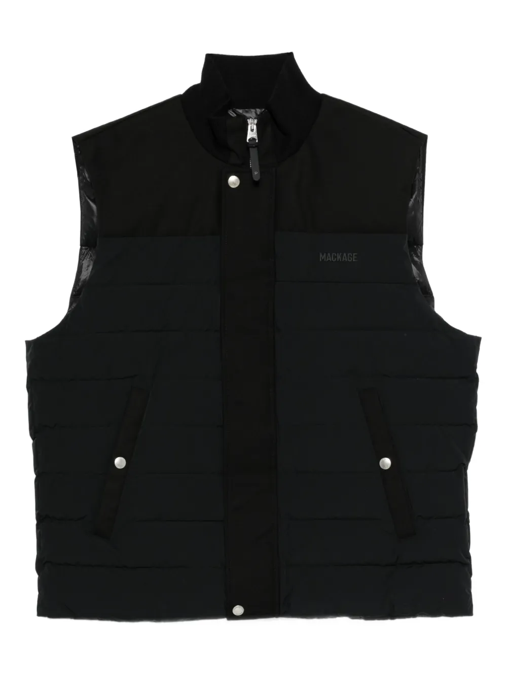 Mackage quilted-sleeveless waistcoat | Black | Image 1
