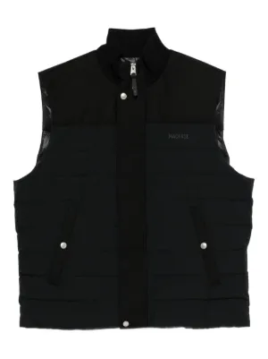 Dolce & Gabbana Colete Matelassê Com Tag De Logo | Preto | FARFETCH BR