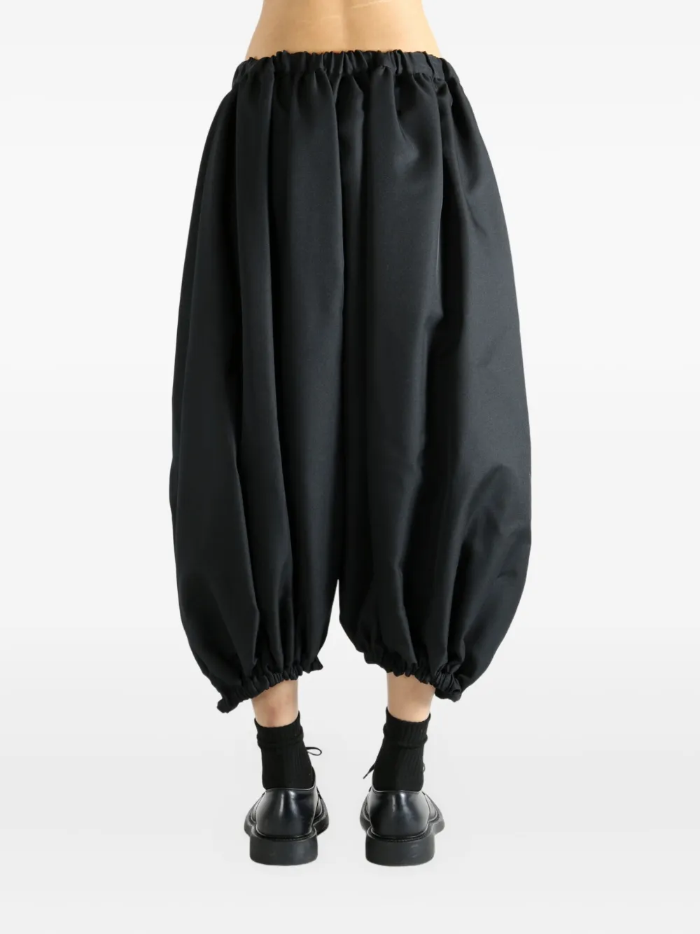 Comme Des Garçons Elastic-waist Balloon Trousers In Black