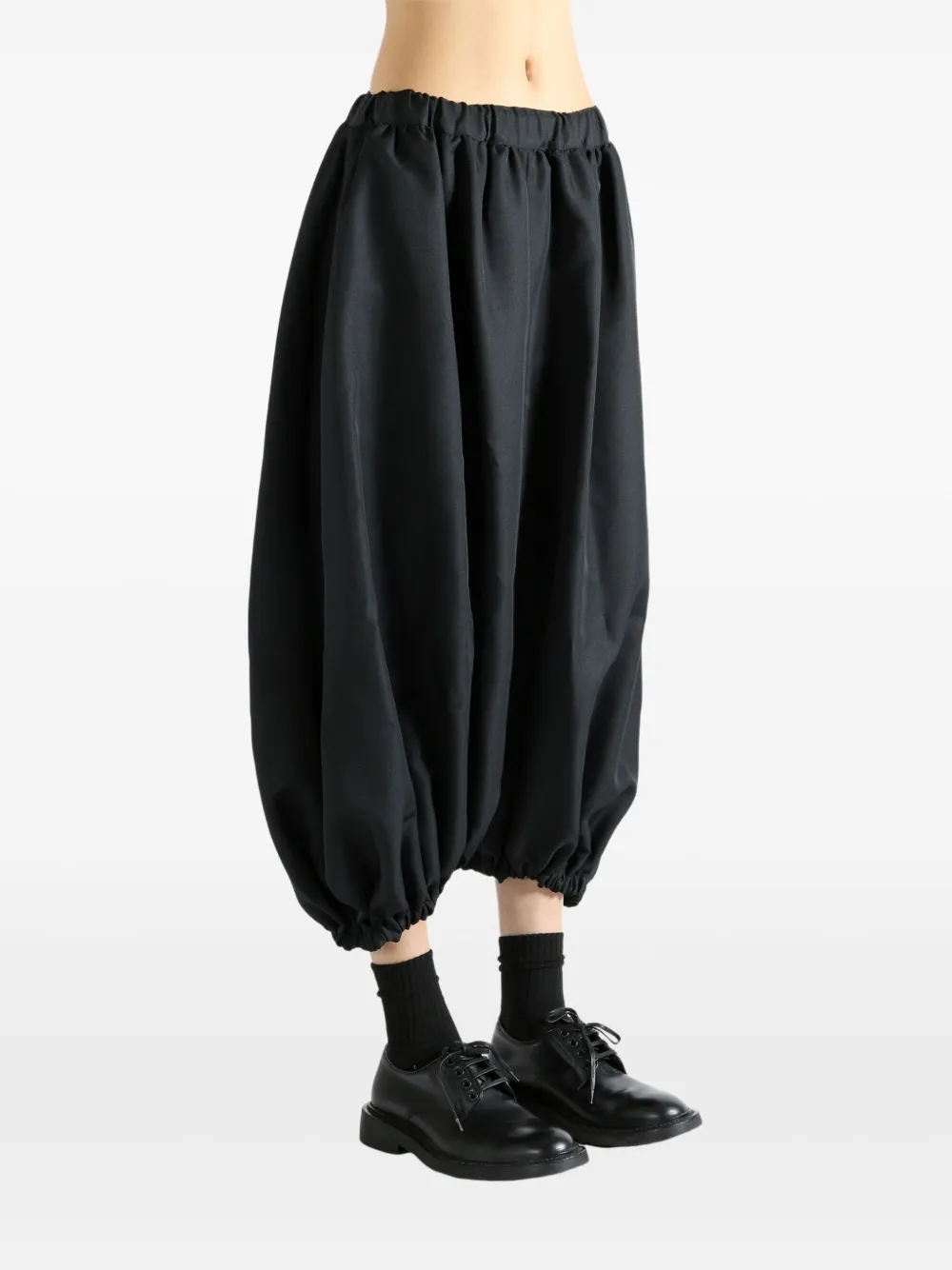 Comme Des Garçons elastic-waist balloon trousers - Zwart