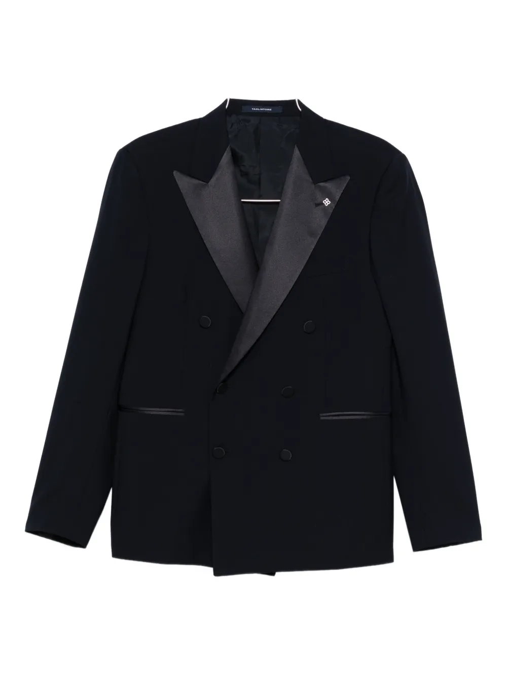 Tagliatore double-breasted peak-lapel suit - Blu