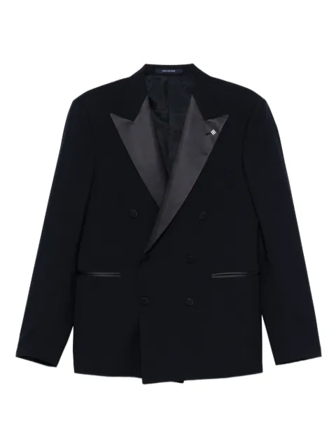 Tagliatore double-breasted peak-lapel suit