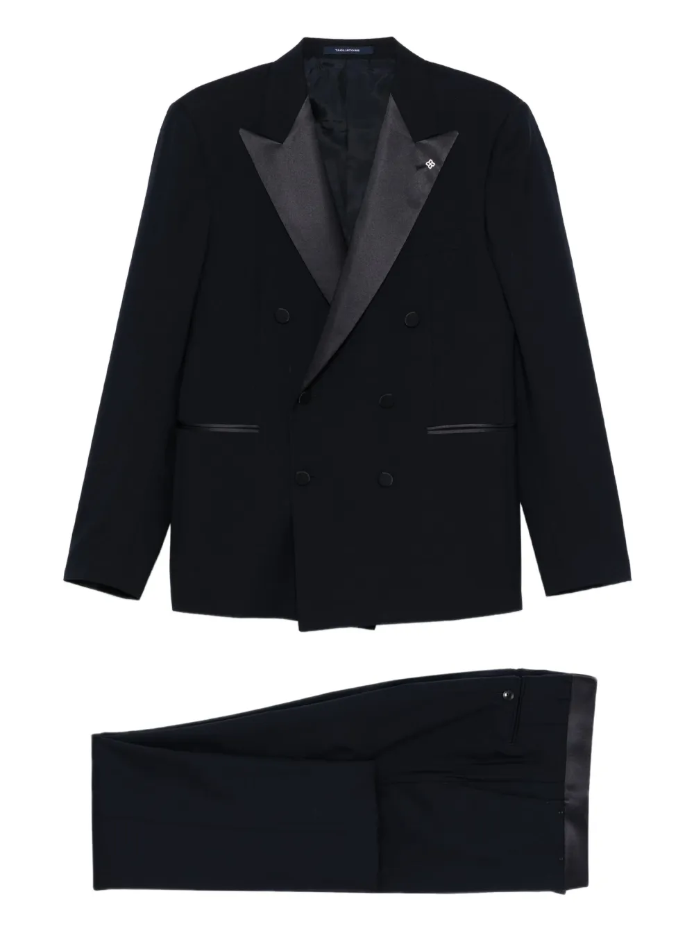 Tagliatore double-breasted peak-lapel suit - Blu