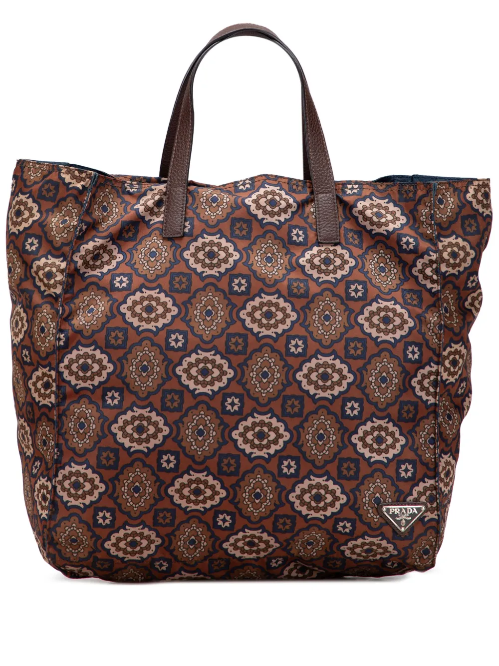 Prada Pre-Owned 2013-2025 テスート スタンパート トートバッグ - ブラウン Prada Pre-Owned 2013-2025 テスート スタンパート トートバッグ - ブラウン