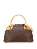 Celine Pre-Owned 2007 Macadam Coated Canvas Dome satchel - Brown