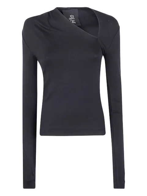 Thom Krom Top asimmetrico a maniche lunghe