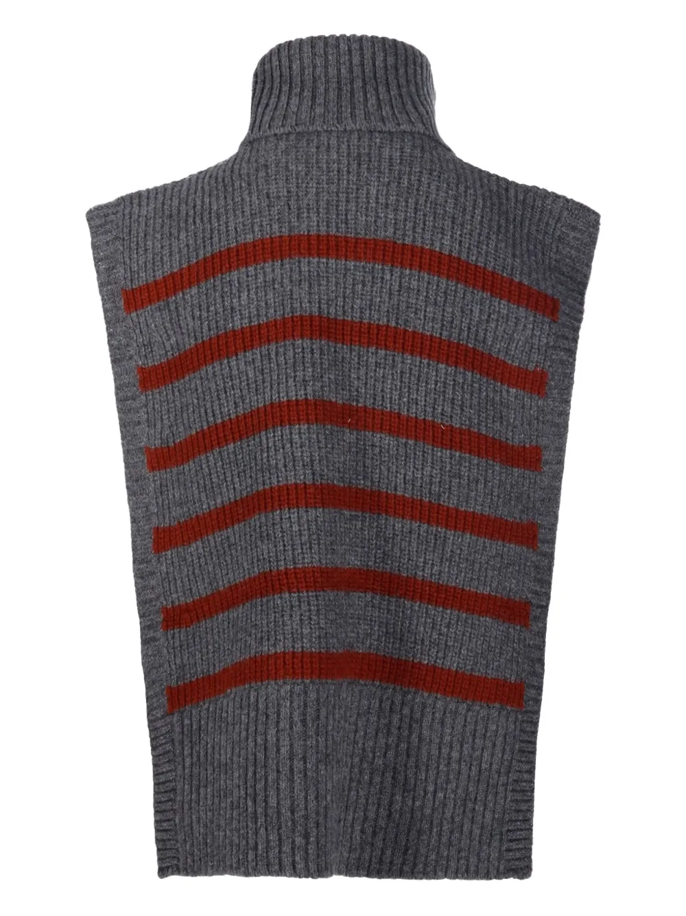 Davantino Turtleneck Striped Sweater In Blue