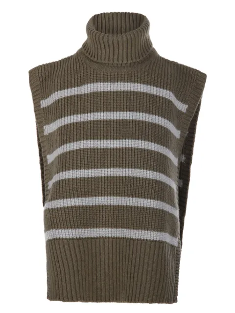 DAVANTINO turtleneck striped sweater