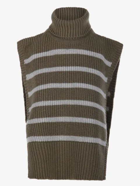 DAVANTINO turtleneck striped sweater