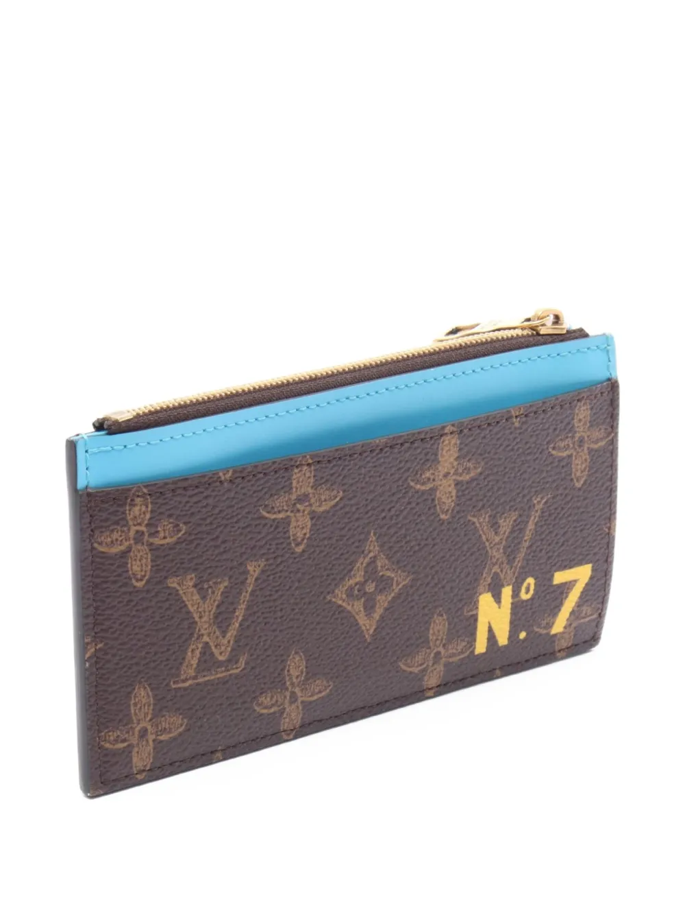 Louis Vuitton Pre-Owned 2021 Monogram No.7 card holder | Brown | Image 1