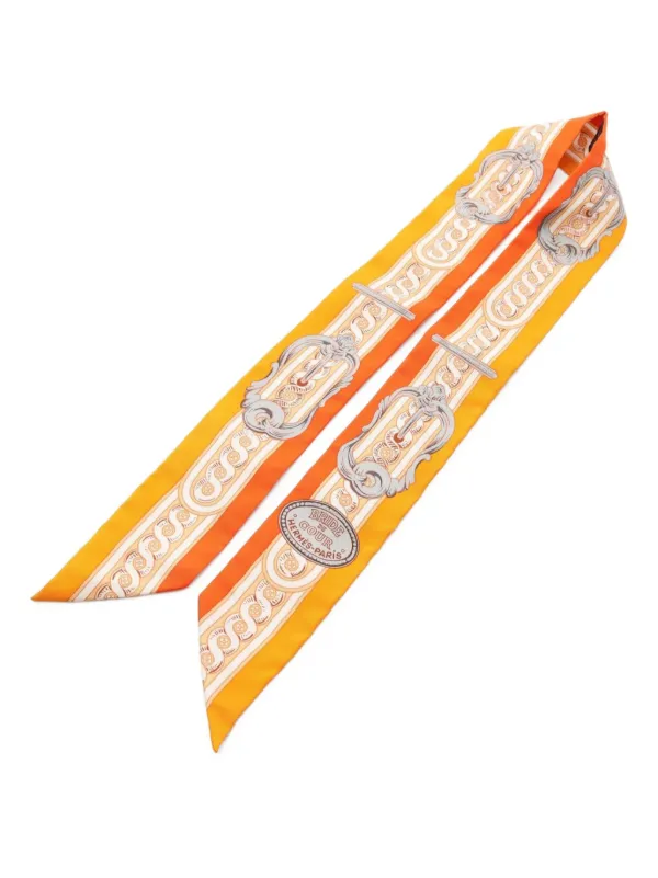 Hermès Pre-Owned 20s Bride De Cour スカーフ | オレンジ | FARFETCH JP