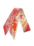 Hermès Pre-Owned 20s Le Charme D'Orphee silk scarf - Red