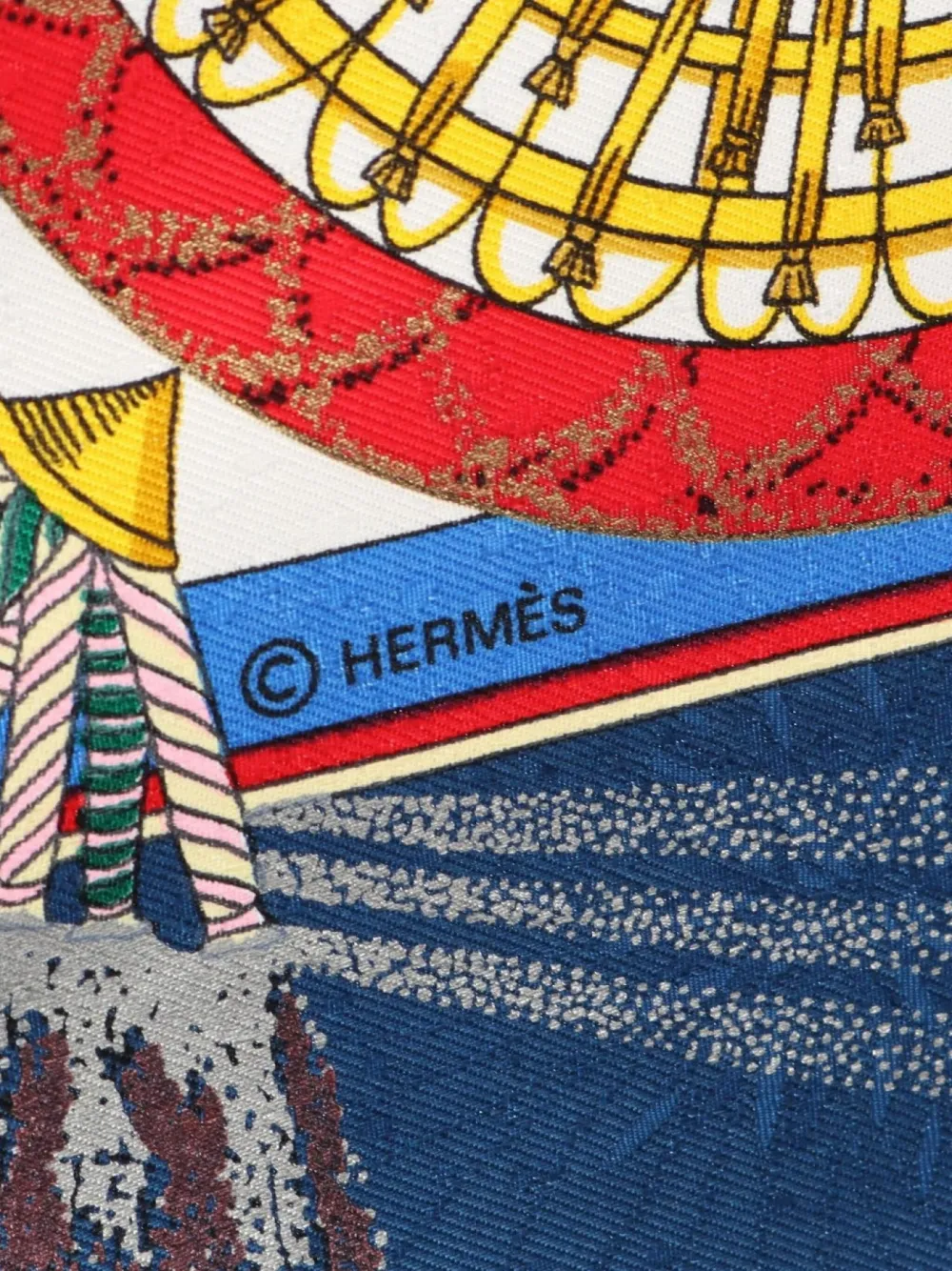 Hermès Pre-Owned 2010s Feux D'artifice silk scarf | Image 2