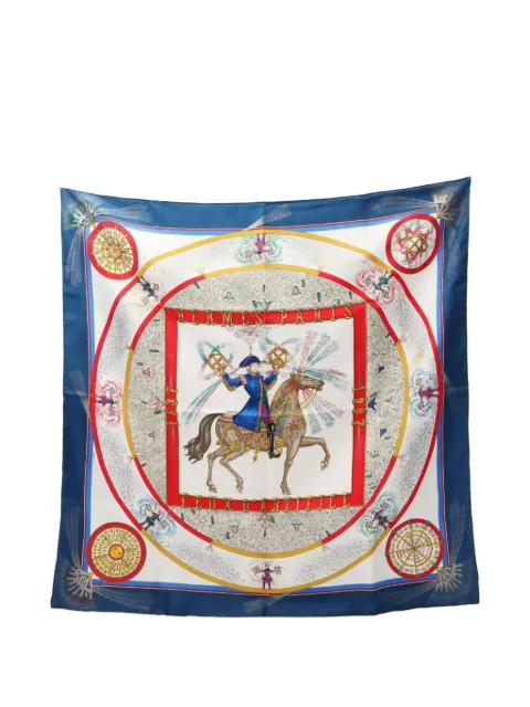 Hermès Pre-Owned 2010s Feux D'artifice silk scarf 