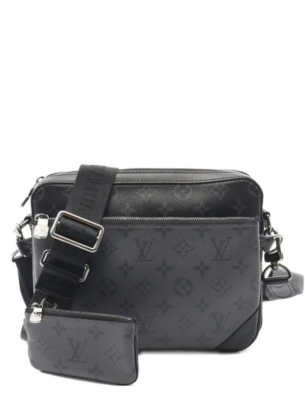Louis Vuitton Pre-Owned 2021 Monogram Eclipse Messenger Bag