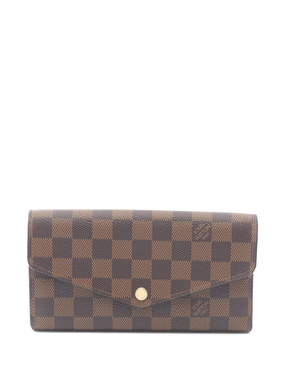 Louis Vuitton Pre-Owned 2019 Sarah Damier Ebène wallet | Brown | Image 1