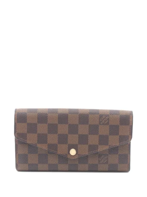 Louis Vuitton Pre-Owned 2019 Sarah Damier Ebène wallet